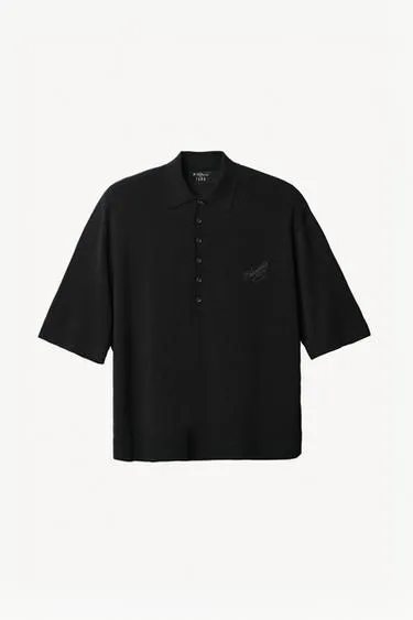 Поло из трикотажа с примесью ленселцеллюлозы willy chavarria x zara- Заказать в России