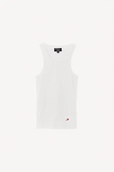 Футболка-майка rib tank top willy chavarria x zara