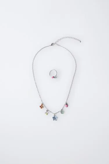 Набор колье и кольца в форме- Заказать в России