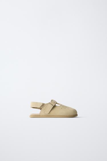 Zara Кожаные сабо для босоногих купить с доставкой.