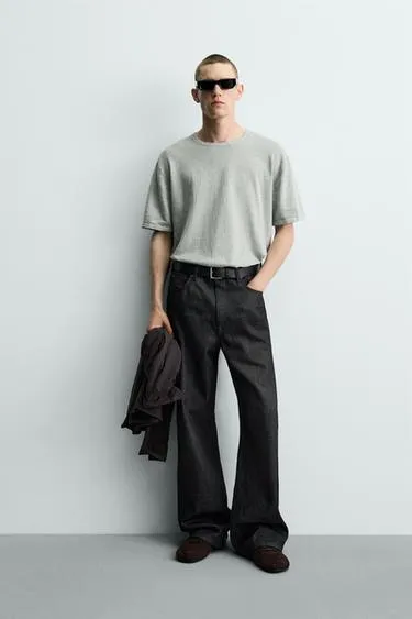 Футболка из рельефного трикотажа фламе- Заказать в России