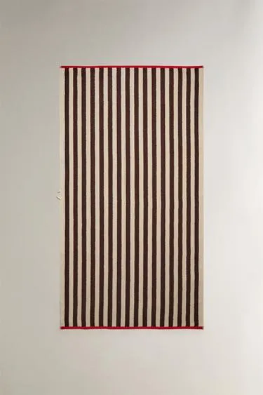 Полотенце для пляжа с полосками (реверсивное)