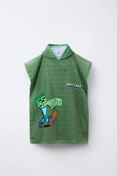 Пончо-полотенце Minecraft © Mojang Ab. ™- Заказать в России