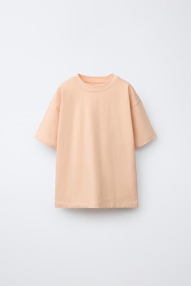 Однотонная футболка- Заказать в России