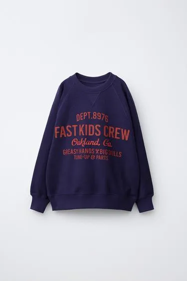 Пуловер с надписью