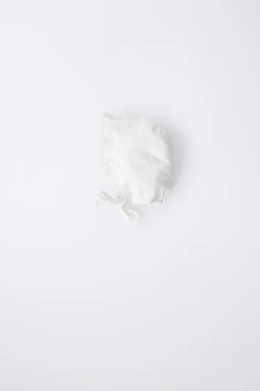 Чепчик с вышитым воланом- Заказать в России