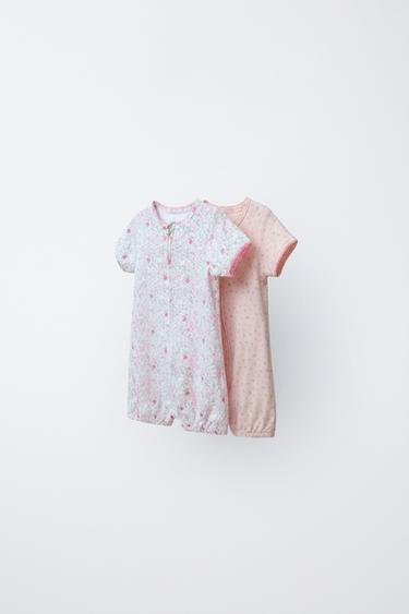 Набор из 2 комбинезонов с цветочным принтом- Заказать в России