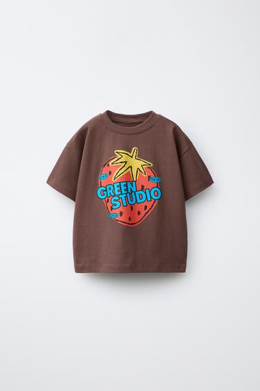 Футболка с принтом клубники- Заказать в России