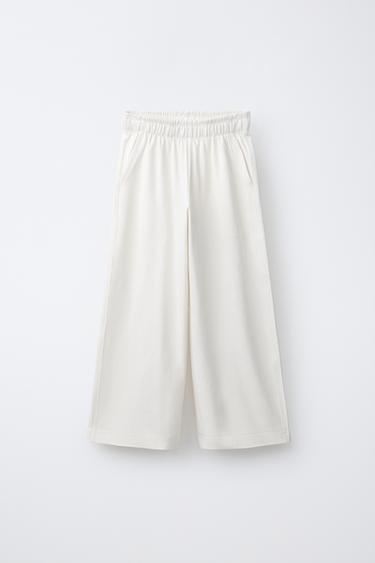 Zara Брюки WIDE LEG из плотной ткани