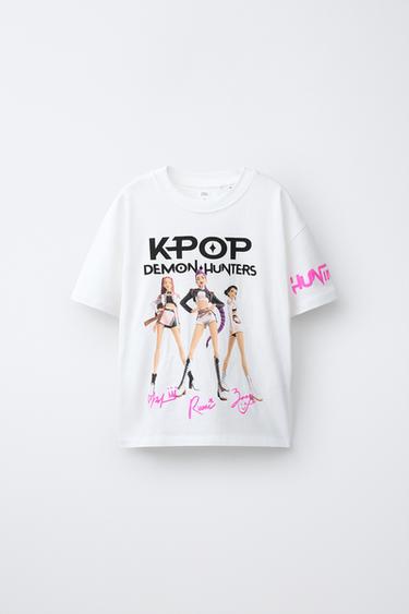 Zara Футболка с принтом KPOP DEMON HUNTERS™ NETFLIX ©