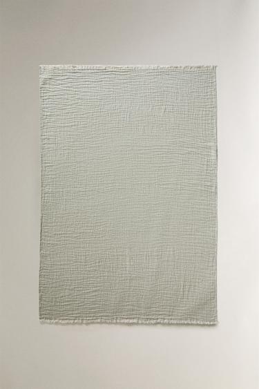 Zara Плед из текстильного жаккарда купить с доставкой.