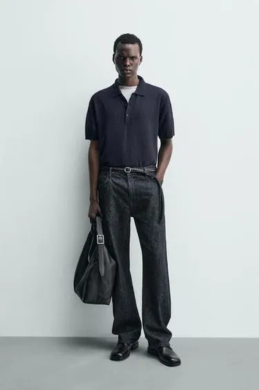 Трикотажное поло из 100% льна