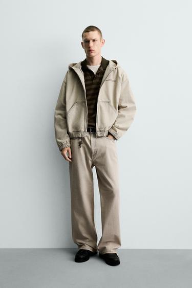 Zara Джинсы свободного кроя