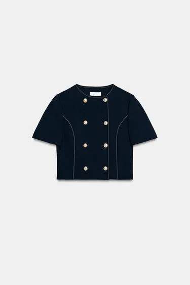 Блейзер с коротким рукавом- Заказать в России