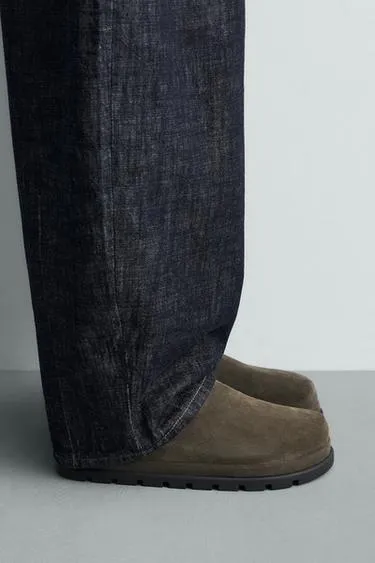 Кожаные сабо на объемной подошве- Заказать в России