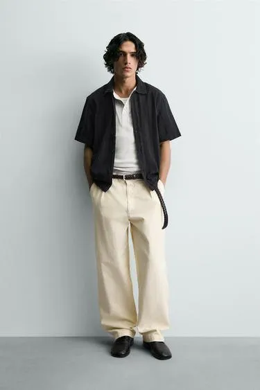 Рубашка из выстиранной ткани