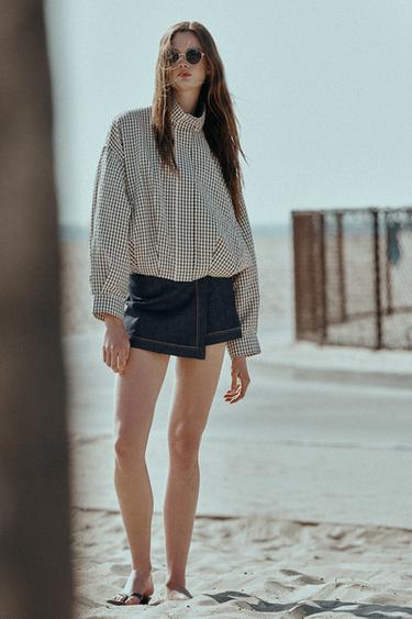 Zara Бомбер в клетку