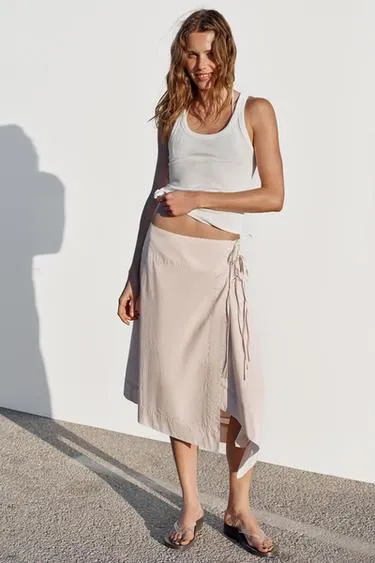 Юбка миди парео- Заказать в России