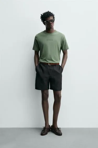 Футболка с контрастным принтом