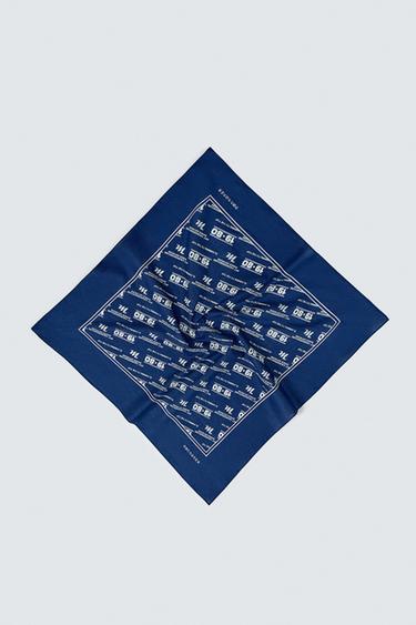 Zara Бандана с геометрическим принтом