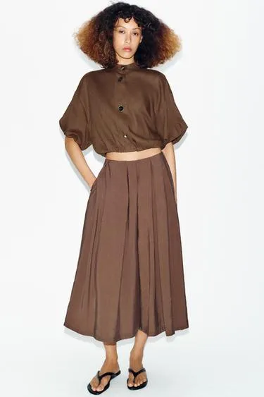 Длинные струящиеся шорты- Заказать в России