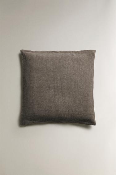 Zara Чехол для подушки из льна