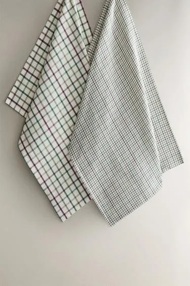 Набор чайных полотенец в полоску (набор из 2 шт.)- Заказать в России