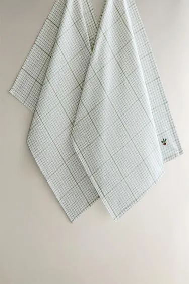 Набор чайных полотенец в полоску (набор из 2 шт.)- Заказать в России