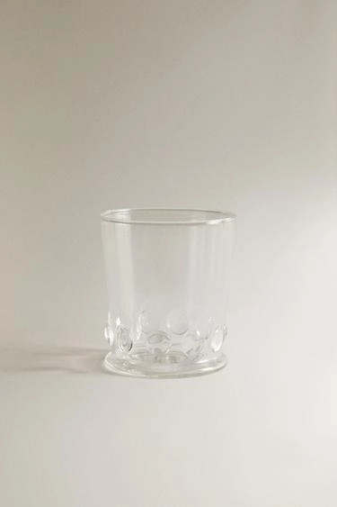 Стакан из боросиликатного стекла с рельефными точками- Заказать в России