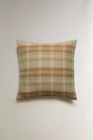 Zara Чехол на подушку в клетку купить с доставкой.