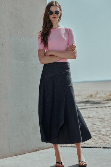 Zara Базовый джерси с короткими рукавами