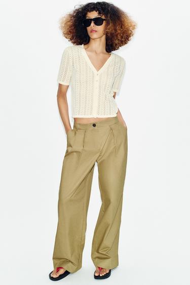 Zara Кардиган с короткими рукавами