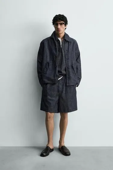 Легкие джинсовые шорты- Заказать в России