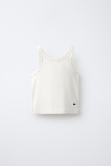 Zara Топ с аппликацией