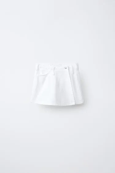 Джинсовая юбка-шорты- Заказать в России