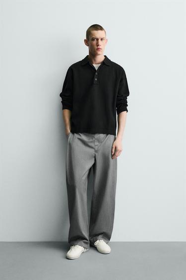 Zara Брюки BALLOON FIT с защипами