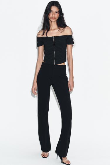 Zara Трикотажный топ-корсет