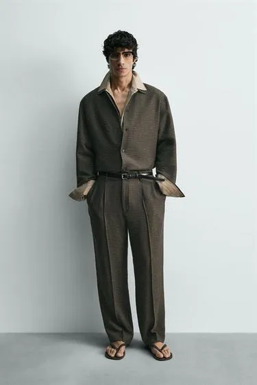 Куртка-рубашка из струящейся ткани