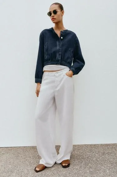 Джинсовый бомбер Z1975- Заказать в России