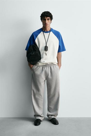 Zara Футболка в стиле колор-блок