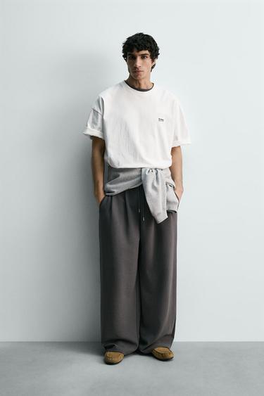 Zara Футболка из ткани интерлок с вышивкой купить с доставкой.