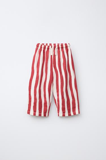 Zara Брюки в волнистую полоску