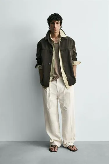 Куртка Boxy Fit с эффектом потертости