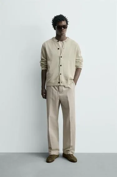 Брюки Straight Fit из конопли и хлопка- Заказать в России