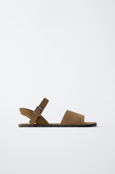 Zara Кожаные сандалии