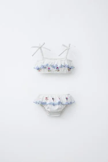 4-10 лет/бикини с вышивкой- Заказать в России