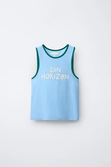 Футболка с эффектом махровой ткани и надписью- Заказать в России