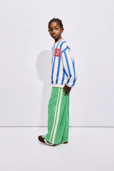 Толстовка в полоску с рельефной надписью- Заказать в России