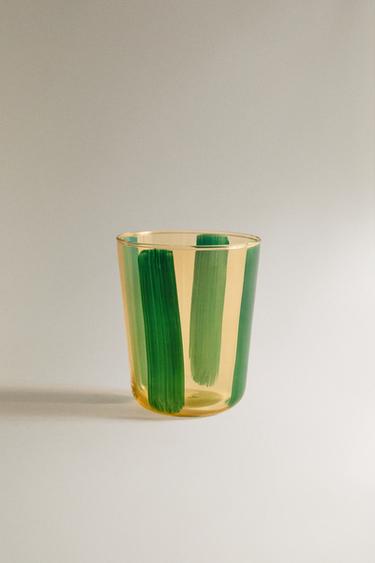 Zara Стакан из стекла с полосатым узором