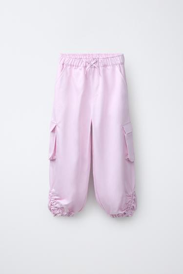 Zara Брюки BARREL со сборками